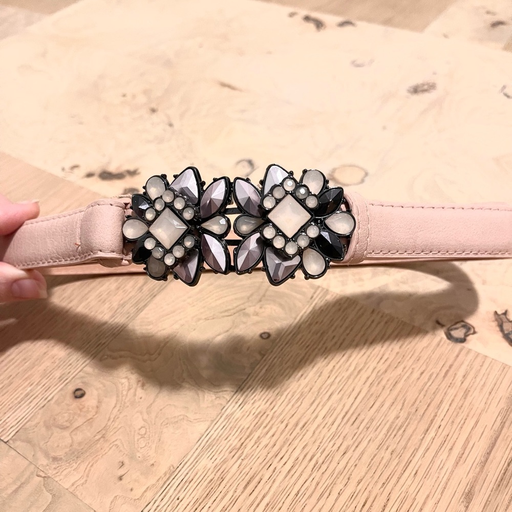 Adjustable Blush Stones Belt - Picture 5 of 11